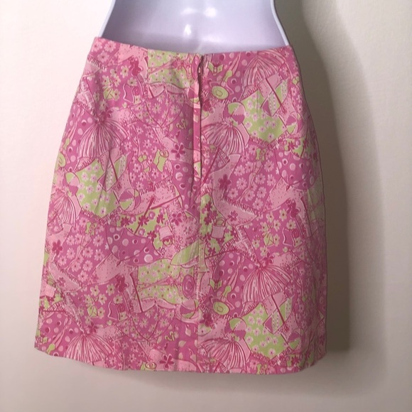 Lilly Pulitzer Women’s pink sunbathing pool skirt - Picture 2 of 3